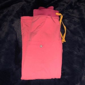 Hot pink Figs Scrub pants